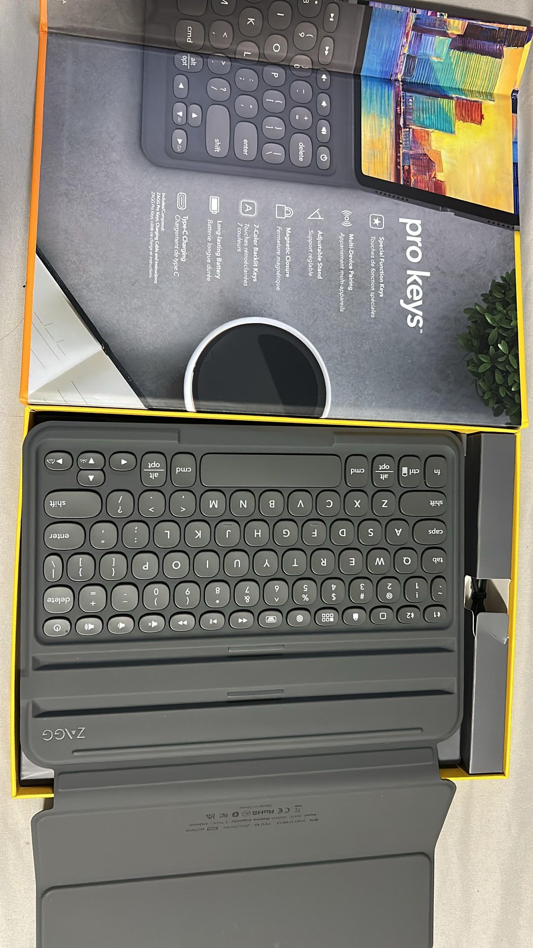 β¨οΈ ZAGG Pro Keys Wireless Keyboard & Detachable Case β iPad Pro & Air 11