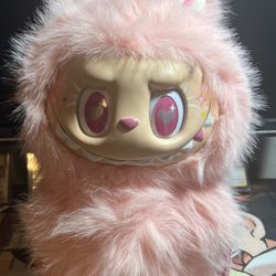 Custom Med-Sized 38cm Pink Zimomo with Wings Plush Doll