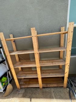 Large wooden storage
