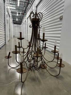 Rustic Ornate Chandelier
