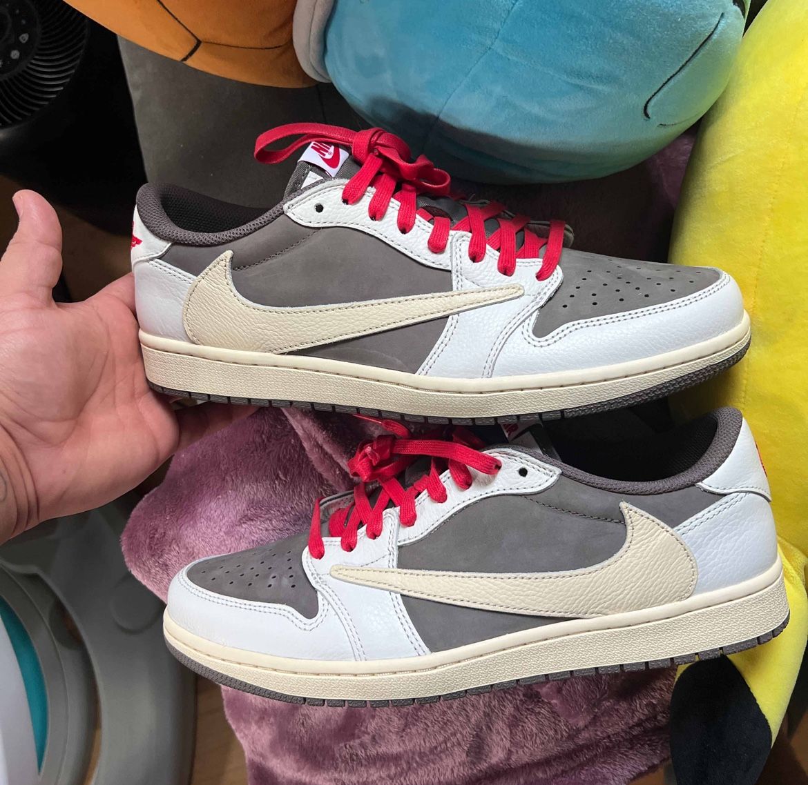 Travis Scott Jordan 1 Reverse Mocha (Shipping Only)