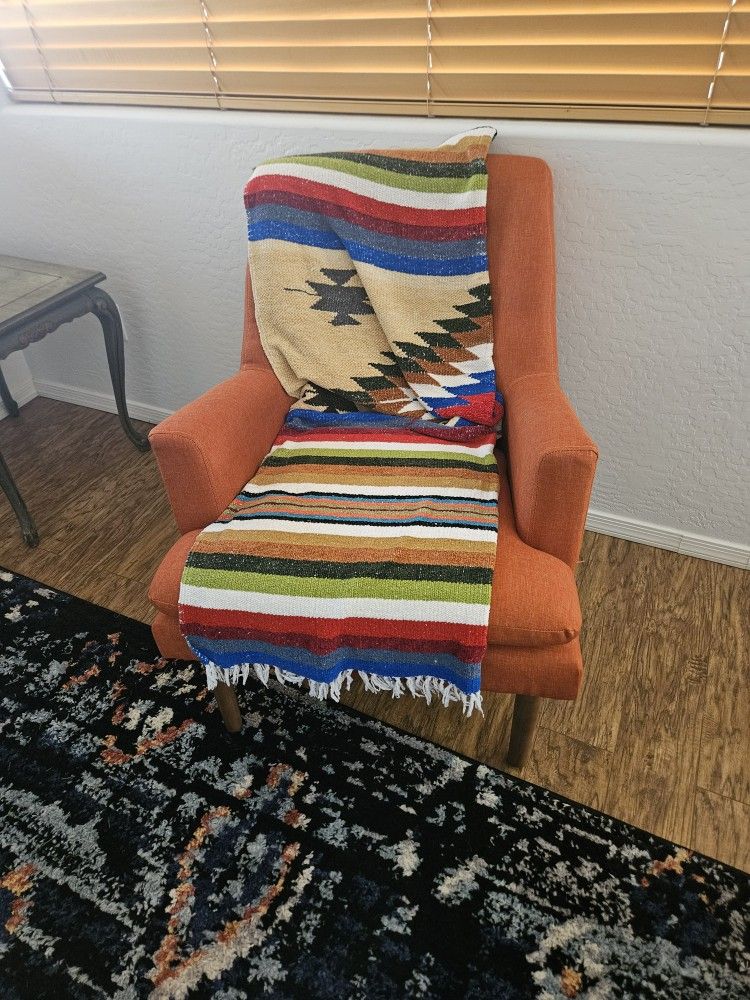 Burnt Orange Like New Arm Chair (If Post is still up then item still available. )
