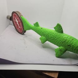 Dogfish Head Craft Brewed Ales, Neon Green Shark Beer Tap Handle