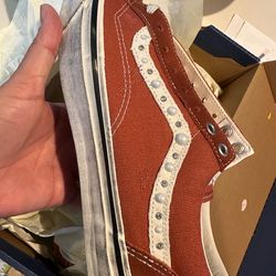 Vans LX Old Skool 36 Pearlized size 10 Rust bronze brown