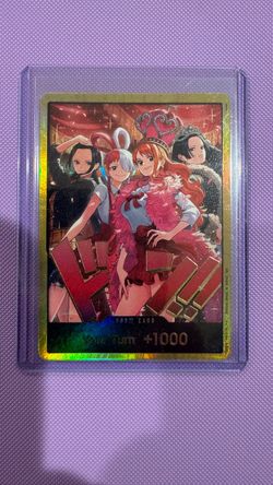 One Piece Card Game Heroines Special Set Gold DON!! Nami Uta Robin & Boa
