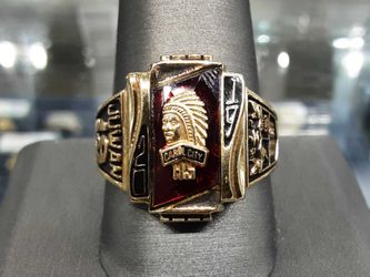 Men's Ring - Yellow Gold 10k (.417) 12.8 grams Size 11.5