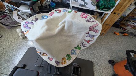 Kids alphabet rug