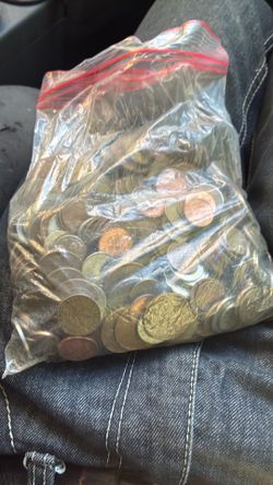 Lot of old foriegn coin from all over the. World like sum date back to 1700