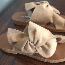 Woman Sandles - Twist Knot Flat Size 11