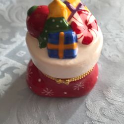 Earrings In Christmas Stocking Gift Box