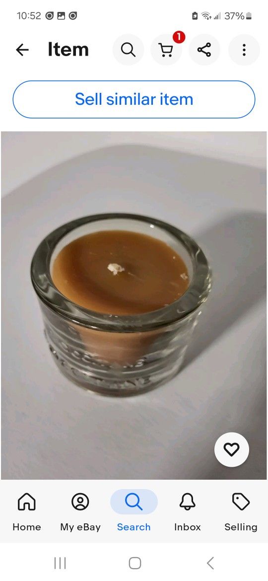 L'Occitane Loccitane Bougie VANILLA CANDLE - New - 3.5 Ounce DISCONTINUED