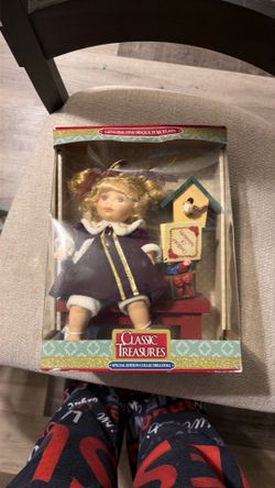 Genuine fine Bisque porcelain Doll