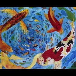 watercolor Fish Painting 