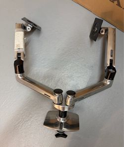 Ergotron LX Dual Side-by-Side Monitor Arm (Polished Aluminum)