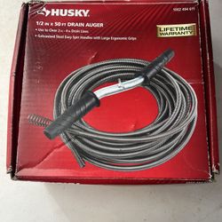 Auger Snake 50 Foot 1/2”