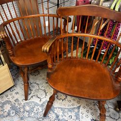 Nicholas and Stone vintage antique chairs 1950s