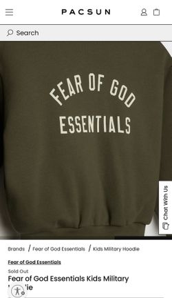 Essentials Olive Hoodie