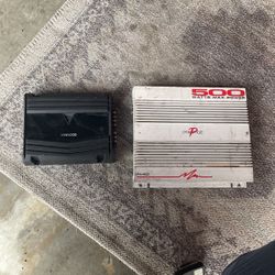 Kenwood And Prestige Amplifiers 