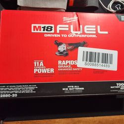 Fuel M18 Grinder 4 1/2 - 5, Brand New, Still In Box ,never Opened.