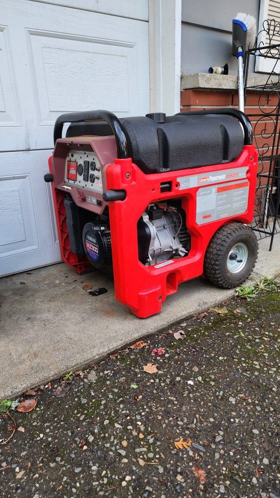 Coleman powermate 5500 online generator yamaha mz300