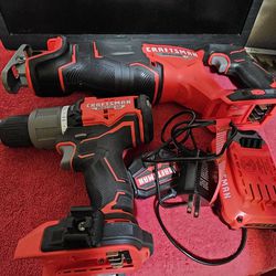 Craftsman Saw And Hammer Drill With Charger 
