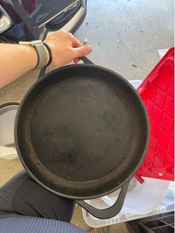 Extra Large Deep Dish Cast Iron
