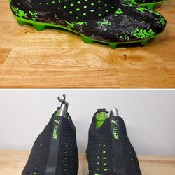 PUMA Men Future 19.2 FG AG Net-Fit Cleats Black Soccer Shoes Boot Spike 10553603
