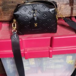 Loui Vuitton Petite Malle  Souple Bag Monogram 