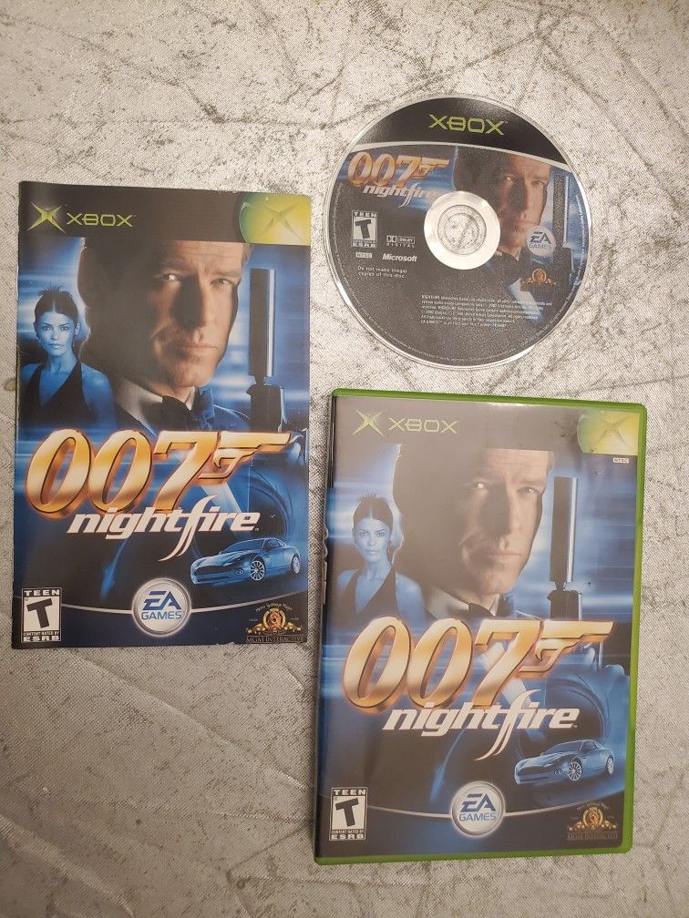 007: NightFire (Microsoft Xbox, 2002) Complete CIB video  Game