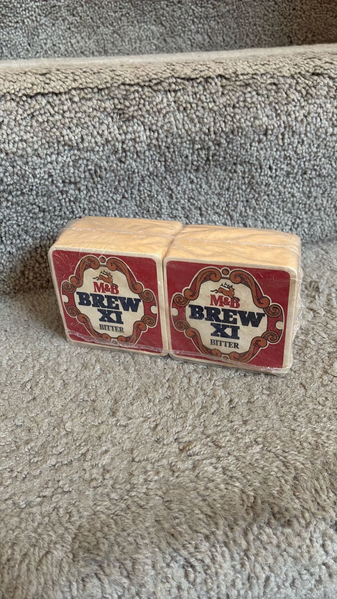 100 beer coasters sealed M&B brew XI Bitter
