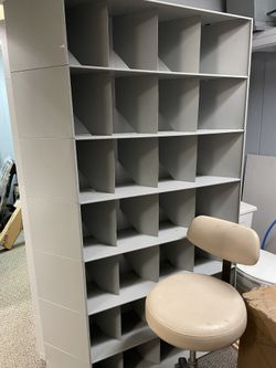 Metal display cabinets