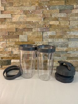 Nutri bullet plastic cups set of 2