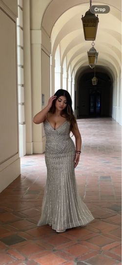 Silver Prom Dress