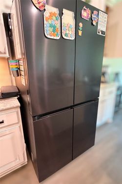 SAMSUNG Bespoke AI 4-Door Flex™ Beverage Center,Dual Ice Maker & Flex Zone,23 cu.ft. Refrigerator