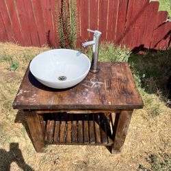 Bathroom Wooden sink