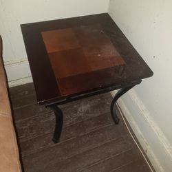 Wood End Table 
