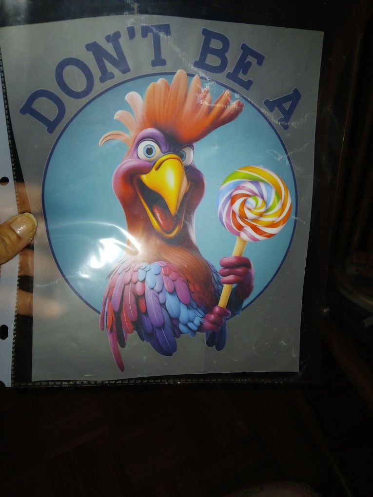 Chicken Iron On