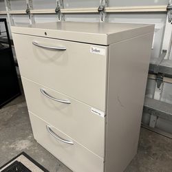 Nice Lateral File Cabinet 3 Drawers 30” Wide