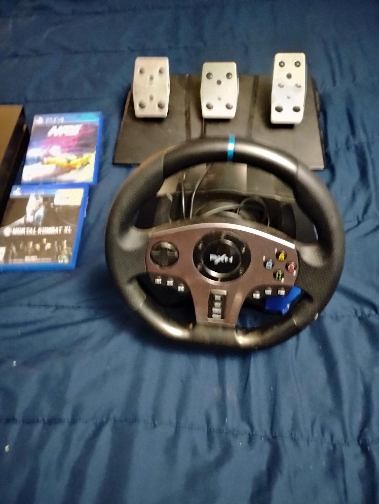 PS4 With Racing Console
