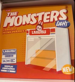 Pop Mart The Monsters Labubu Display with light
