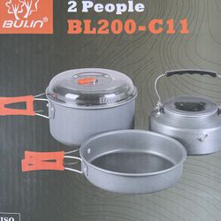 Titanium Camping Cooking Pot Sets