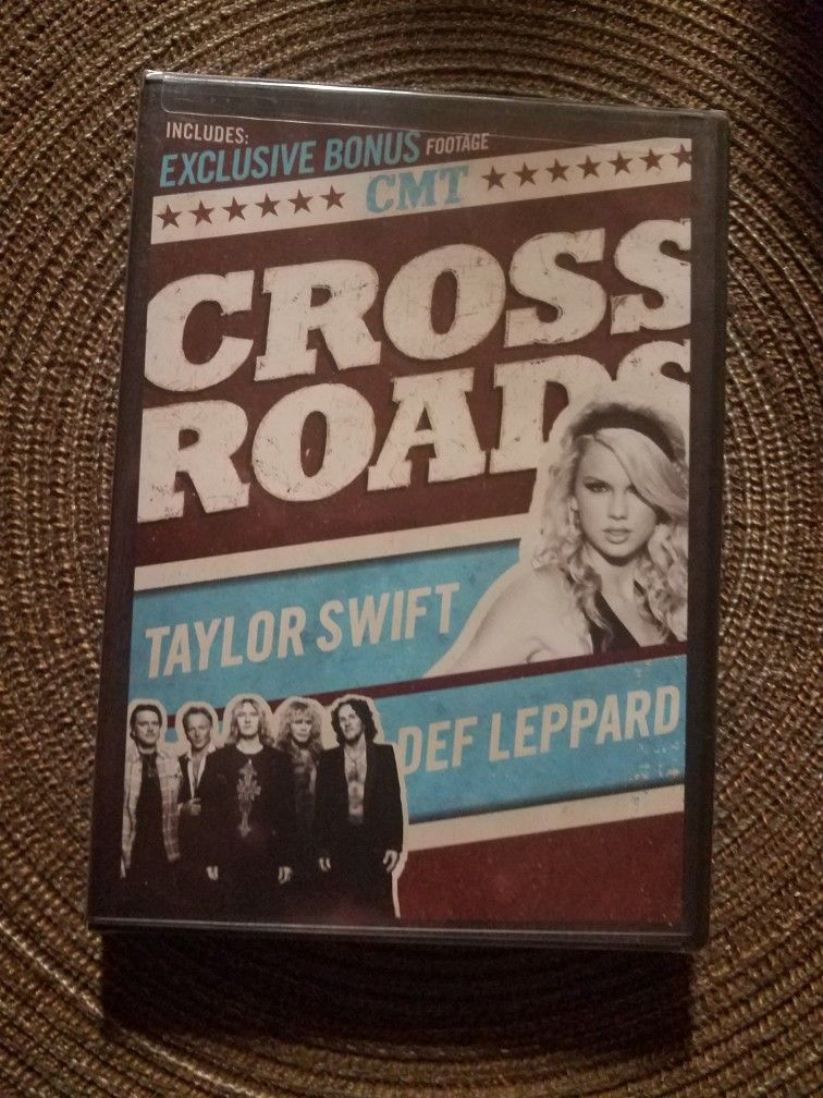 CROSSROADS TAYLOR SWIFT AND DEF LEPPARD DVD NEW NEVER OPENED