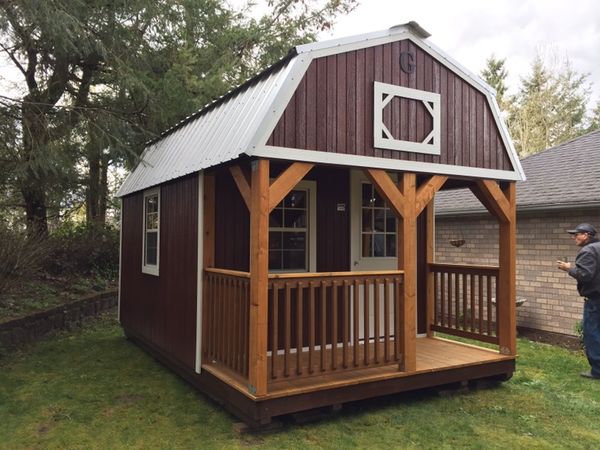 Graceland Portable lofted barn cabin for Sale in Sumner ...