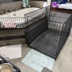 XXL METAL DOG CRATE LARGE BREED