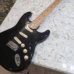 Used Fender 75TH ANNIVERSARY PLAYER STRAT Electric Guitar Black 6-String