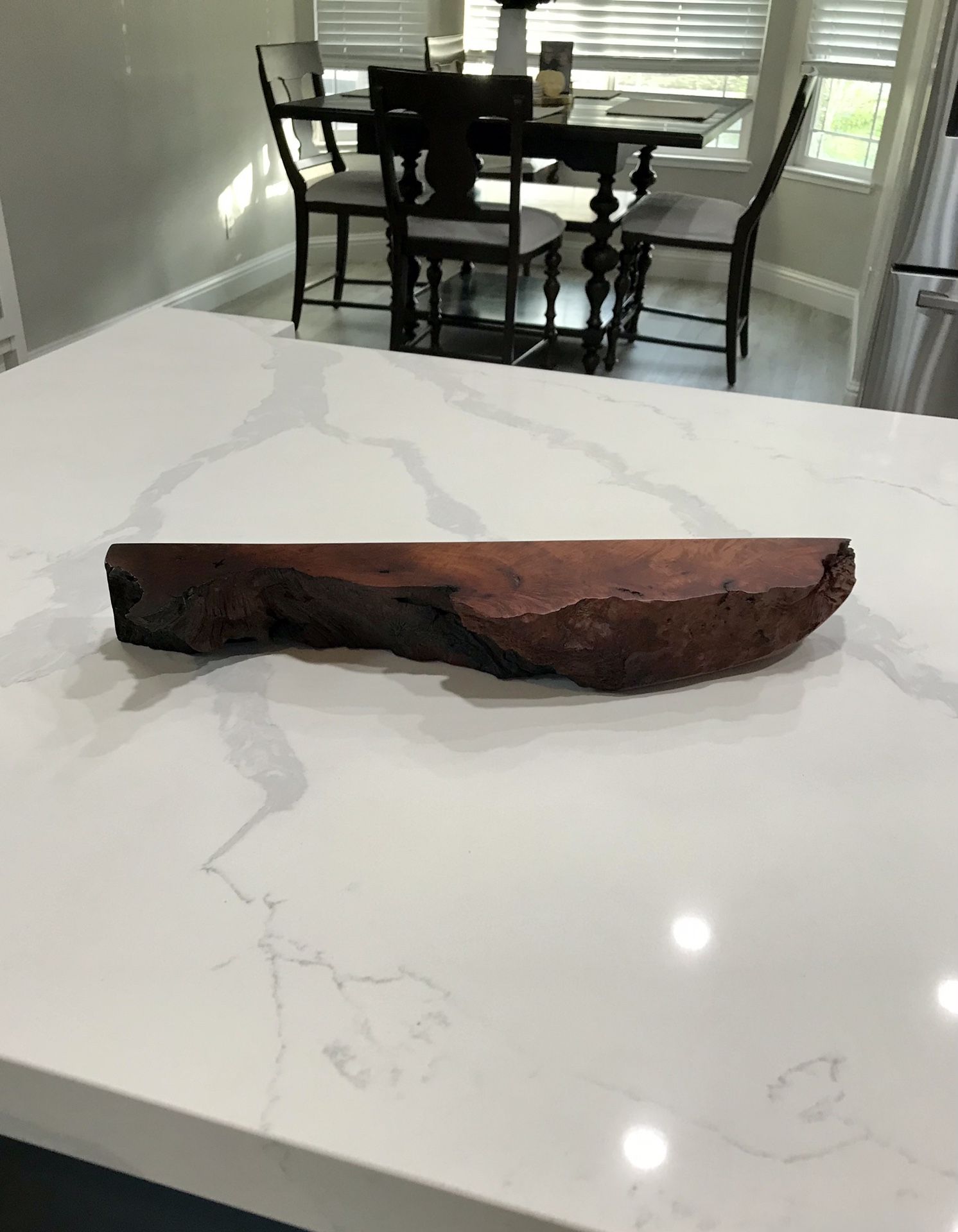 Burl Wood Shelf