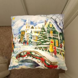 Christmas Light Up Pillow