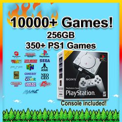 skrivestil Styring fiktiv PlayStation Classic 10000+ Games 30 Systems Modded PS1 Classic USB Mini  Retro Gaming Console (PSX, N64, SNES, Arcade, Sega, NES, Mario, Sony) for  Sale in Garden City, NY - OfferUp