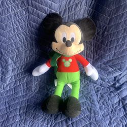 Mickey Mouse Christmas Holiday Plush 14”