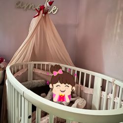 Crib for Baby With Mattress 